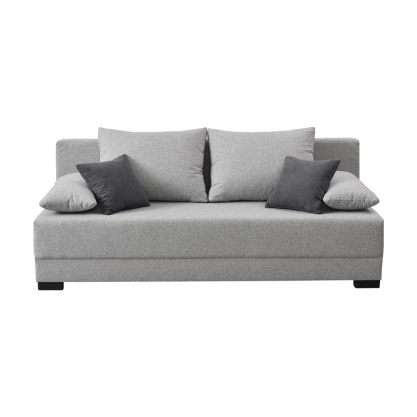 ΚΑΝΑΠΕΣ ΚΡΕΒΑΤΙ DANTE ΓΚΡΙ ΧΡΩΜΑ 198x88x77εκ
