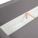 ΚΑΝΑΠΕΣ ΚΡΕΒΑΤΙ ENCO ΓΚΡΙ-ΠΡΑΣΙΝΟ 220x88x77εκ