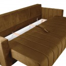 ΚΑΝΑΠΕΣ ΚΡΕΒΑΤΙ Fylliana Comfort ΩΧΡΑ ΧΡΩΜΑ 235x104x80εκ