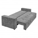 ΚΑΝΑΠΕΣ-ΚΡΕΒΑΤΙ Fylliana Lidia ΓΚΡΙ ΧΡΩΜΑ 244x98x97εκ