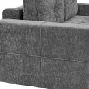 ΚΑΝΑΠΕΣ-ΚΡΕΒΑΤΙ Fylliana Lidia ΓΚΡΙ ΧΡΩΜΑ 244x98x97εκ