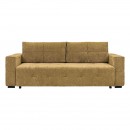 ΚΑΝΑΠΕΣ-ΚΡΕΒΑΤΙ Fylliana Lidia ΜΟΥΣΤΑΡΔΙ ΧΡΩΜΑ 244x98x97εκ