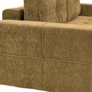 ΚΑΝΑΠΕΣ-ΚΡΕΒΑΤΙ Fylliana Lidia ΜΟΥΣΤΑΡΔΙ ΧΡΩΜΑ 244x98x97εκ