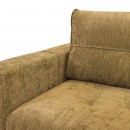 ΚΑΝΑΠΕΣ-ΚΡΕΒΑΤΙ Fylliana Lidia ΜΟΥΣΤΑΡΔΙ ΧΡΩΜΑ 244x98x97εκ