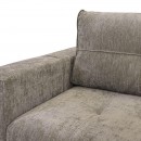 ΚΑΝΑΠΕΣ-ΚΡΕΒΑΤΙ Fylliana Lidia ΜΠΕΖ-ΚΑΦΕ ΧΡΩΜΑ 244x98x97εκ