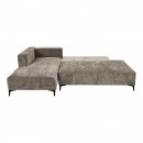 ΚΑΝΑΠΕΣ ΚΡΕΒΑΤΙ Fylliana Magnus ΔΕΞΙΑ ΓΩΝΙΑ ΚΑΦΕ ΥΦΑΣΜΑ 240x160x90εκ