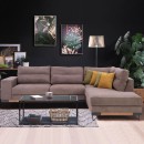 ΚΑΝΑΠΕΣ New Monaco ΔΕΞΙΑ ΓΩΝΙΑ ΚΑΦΕ 300x230x95εκ