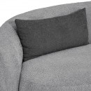 ΚΑΝΑΠΕΣ ΤΡΙΘΕΣΙΟΣ Fylliana Simone ΓΚΡΙ ΧΡΩΜΑ 225x105x74εκ
