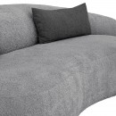 ΚΑΝΑΠΕΣ ΤΡΙΘΕΣΙΟΣ Fylliana Simone ΓΚΡΙ ΧΡΩΜΑ 225x105x74εκ