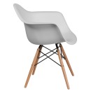 ΚΑΡΕΚΛΑ Fylliana Casual ΛΕΥΚΟ ΚΑΘΙΣΜΑ ΜΕ ΦΥΣΙΚΑ ΠΟΔΙΑ 65x64x79εκ