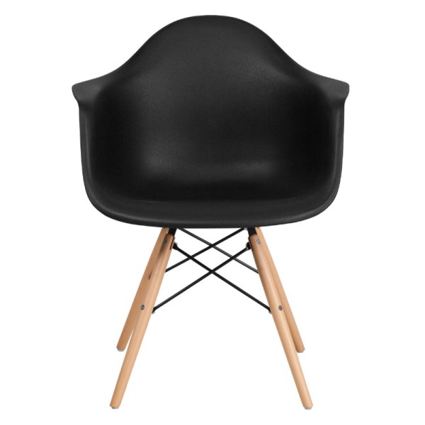 ΚΑΡΕΚΛΑ Fylliana Casual ΜΑΥΡΟ ΚΑΘΙΣΜΑ ΜΕ ΦΥΣΙΚΑ ΠΟΔΙΑ 65x64x79εκ