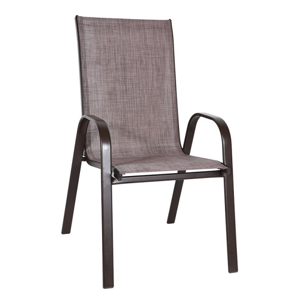 ΚΑΡΕΚΛΑ Fylliana SLING ΜΠΡΟΝΖΕ TEXTILENE ΚΑΦΕ ΣΚΕΛΕΤΟΣ 016 54x71x92εκ