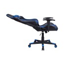 ΚΑΡΕΚΛΑ GAMING Fylliana SAR-12 ΜΑΥΡΟ-ΜΠΛΕ ΤΕΧΝΟΔΕΡΜΑ 64x53x135εκ