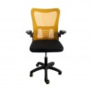 ΚΑΡΕΚΛΑ ΓΡΑΦΕΙΟΥ Fylliana FL611 ΚΙΤΡΙΝΟ-ΜΑΥΡΟ ΧΡΩΜΑ 57x54x106εκ