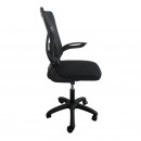 ΚΑΡΕΚΛΑ ΓΡΑΦΕΙΟΥ Fylliana FL611 ΜΑΥΡΟ ΧΡΩΜΑ 57x54x106εκ