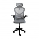 ΚΑΡΕΚΛΑ ΓΡΑΦΕΙΟΥ Fylliana FL850 ΓΚΡΙ ΧΡΩΜΑ 63x55x101εκ