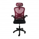 ΚΑΡΕΚΛΑ ΓΡΑΦΕΙΟΥ Fylliana FL850 ΚΟΚΚΙΝΟ-ΜΑΥΡΟ ΧΡΩΜΑ 63x55x101εκ