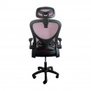 ΚΑΡΕΚΛΑ ΓΡΑΦΕΙΟΥ Fylliana FL850 ΚΟΚΚΙΝΟ-ΜΑΥΡΟ ΧΡΩΜΑ 63x55x101εκ