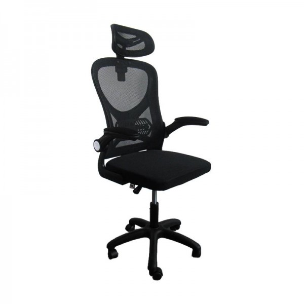 ΚΑΡΕΚΛΑ ΓΡΑΦΕΙΟΥ Fylliana FL850 ΜΑΥΡΟ ΧΡΩΜΑ 63x55x101εκ