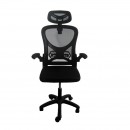 ΚΑΡΕΚΛΑ ΓΡΑΦΕΙΟΥ Fylliana FL850 ΜΑΥΡΟ ΧΡΩΜΑ 63x55x101εκ