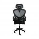 ΚΑΡΕΚΛΑ ΓΡΑΦΕΙΟΥ Fylliana FL850 ΜΑΥΡΟ ΧΡΩΜΑ 63x55x101εκ