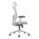 ΚΑΡΕΚΛΑ ΓΡΑΦΕΙΟΥ Fylliana FL9088 ΓΚΡΙ ΠΛΑΤΗ-ΓΚΡΙ ΚΑΘΙΣΜΑ 60x60x119-129εκ