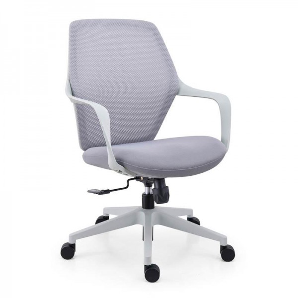 ΚΑΡΕΚΛΑ ΓΡΑΦΕΙΟΥ Fylliana FL921 ΓΚΡΙ ΥΦΑΣΜΑ ΓΚΡΙ ΣΚΕΛΕΤΟ 63x57x92-102εκ