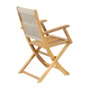 ΚΑΡΕΚΛΑ ΚΗΠΟΥ ΑΝΑΔΙΠΛΟΥΜΕΝΗ ΞΥΛΟ ΑΚΑΚΙΑΣ Fylliana FL922 ΚΑΡΥΔΙ ΣΚΕΛΕΤΟΣ-ΜΠΕΖ ΚΟΡΔΟΝΙ 54x60x92εκ