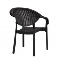 ΚΑΡΕΚΛΑ ΚΗΠΟΥ Fylliana Roshen ΚΑΦΕ ΧΡΩΜΑ 59x44x83εκ