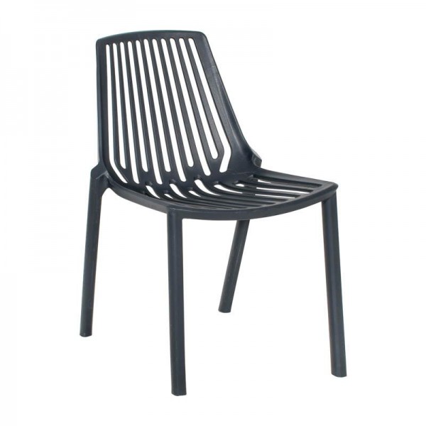 ΚΑΡΕΚΛΑ ΚΗΠΟΥ Fylliana Ella ΣΚΟΥΡΟ ΓΚΡΙ ΧΡΩΜΑ 42x56x79εκ