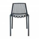 ΚΑΡΕΚΛΑ ΚΗΠΟΥ Fylliana Ella ΣΚΟΥΡΟ ΓΚΡΙ ΧΡΩΜΑ 42x56x79εκ