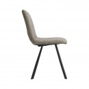 ΚΑΡΕΚΛΑ ΤΡΑΠΕΖΑΡΙΑΣ Fylliana 2535 ΜΠΕΖ-ΚΑΦΕ ΥΦΑΣΜΑ 57x45x86εκ