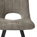 ΚΑΡΕΚΛΑ ΤΡΑΠΕΖΑΡΙΑΣ Fylliana 2535 ΜΠΕΖ-ΚΑΦΕ ΥΦΑΣΜΑ 57x45x86εκ