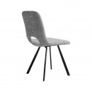 ΚΑΡΕΚΛΑ ΤΡΑΠΕΖΑΡΙΑΣ Fylliana FL2535 ΓΚΡΙ-ΜΠΕΖ ΥΦΑΣΜΑ 57x45x86εκ