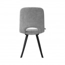 ΚΑΡΕΚΛΑ ΤΡΑΠΕΖΑΡΙΑΣ Fylliana FL2535 ΓΚΡΙ-ΜΠΕΖ ΥΦΑΣΜΑ 57x45x86εκ