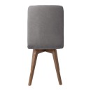 ΚΑΡΕΚΛΑ ΤΡΑΠΕΖΑΡΙΑΣ Fylliana NEW T-17 ΓΚΡΙ ME GREY ΠΟΔΙΑ 42x48x87εκ