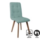 ΚΑΡΕΚΛΑ ΤΡΑΠΕΖΑΡΙΑΣ Fylliana NEW T-17 MINT ME GREY ΠΟΔΙΑ 42x48x87εκ