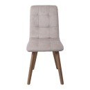 ΚΑΡΕΚΛΑ ΤΡΑΠΕΖΑΡΙΑΣ Fylliana NEW T-17 ΜΠΕΖ ME GREY ΠΟΔΙΑ 42x48x87εκ