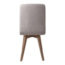ΚΑΡΕΚΛΑ ΤΡΑΠΕΖΑΡΙΑΣ Fylliana NEW T-17 ΜΠΕΖ ME GREY ΠΟΔΙΑ 42x48x87εκ