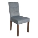 ΚΑΡΕΚΛΑ ΤΡΑΠΕΖΑΡΙΑΣ Fylliana Τ-12 Domenic MINT ΥΦΑΣΜΑ GREY OAK ΠΟΔΙΑ 45x45x90εκ