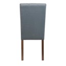ΚΑΡΕΚΛΑ ΤΡΑΠΕΖΑΡΙΑΣ Fylliana Τ-12 Domenic MINT ΥΦΑΣΜΑ GREY OAK ΠΟΔΙΑ 45x45x90εκ