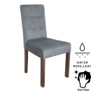 ΚΑΡΕΚΛΑ ΤΡΑΠΕΖΑΡΙΑΣ Fylliana Τ-12 Domenic MINT ΥΦΑΣΜΑ GREY OAK ΠΟΔΙΑ 45x45x90εκ