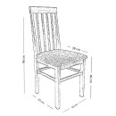 ΚΑΡΕΚΛΑ ΤΡΑΠΕΖΑΡΙΑΣ Fylliana Τ-3 GREY OAK-CAMEL 42x43x96εκ