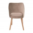 ΚΑΡΕΚΛΑ ΤΡΑΠΕΖΑΡΙΑΣ Fylliana Τ-5 LUX TAUPE ΥΦΑΣΜΑ 50x50x86εκ