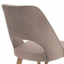 ΚΑΡΕΚΛΑ ΤΡΑΠΕΖΑΡΙΑΣ Fylliana Τ-5 LUX TAUPE ΥΦΑΣΜΑ 50x50x86εκ