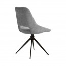 ΚΑΡΕΚΛΑ ΤΡΑΠΕΖΑΡΙΑΣ ΠΕΡΙΣΤΡΕΦΟΜΕΝΗ Fylliana FL2548 ΓΚΡΙ-ΜΠΕΖ ΥΦΑΣΜΑ 64x53x85εκ