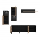 ΚΕΝΤΡΟ ΨΥΧΑΓΩΓΙΑΣ-ΣΥΝΘΕΣΗ ADRIA ARTISAN OAK-ΜΑΥΡΟ 260x40x180εκ ΚΕΝΤΡΟ ΨΥΧΑΓΩΓΙΑΣ-ΣΥΝΘΕΣΗ ADRIA ARTISAN OAK-ΜΑΥΡΟ 260x40x180εκ