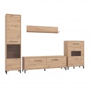 ΚΕΝΤΡΟ ΨΥΧΑΓΩΓΙΑΣ-ΣΥΝΘΕΣΗ DURHAM AH ARTISAN OAK 299x40x193εκ