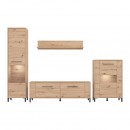 ΚΕΝΤΡΟ ΨΥΧΑΓΩΓΙΑΣ-ΣΥΝΘΕΣΗ DURHAM AH ARTISAN OAK 299x40x193εκ