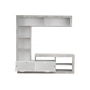 ΚΕΝΤΡΟ ΨΥΧΑΓΩΓΙΑΣ-ΣΥΝΘΕΣΗ GLEN ΛΕΥΚΟ-ΓΚΡΙ CONCRETE 170x41x170εκ